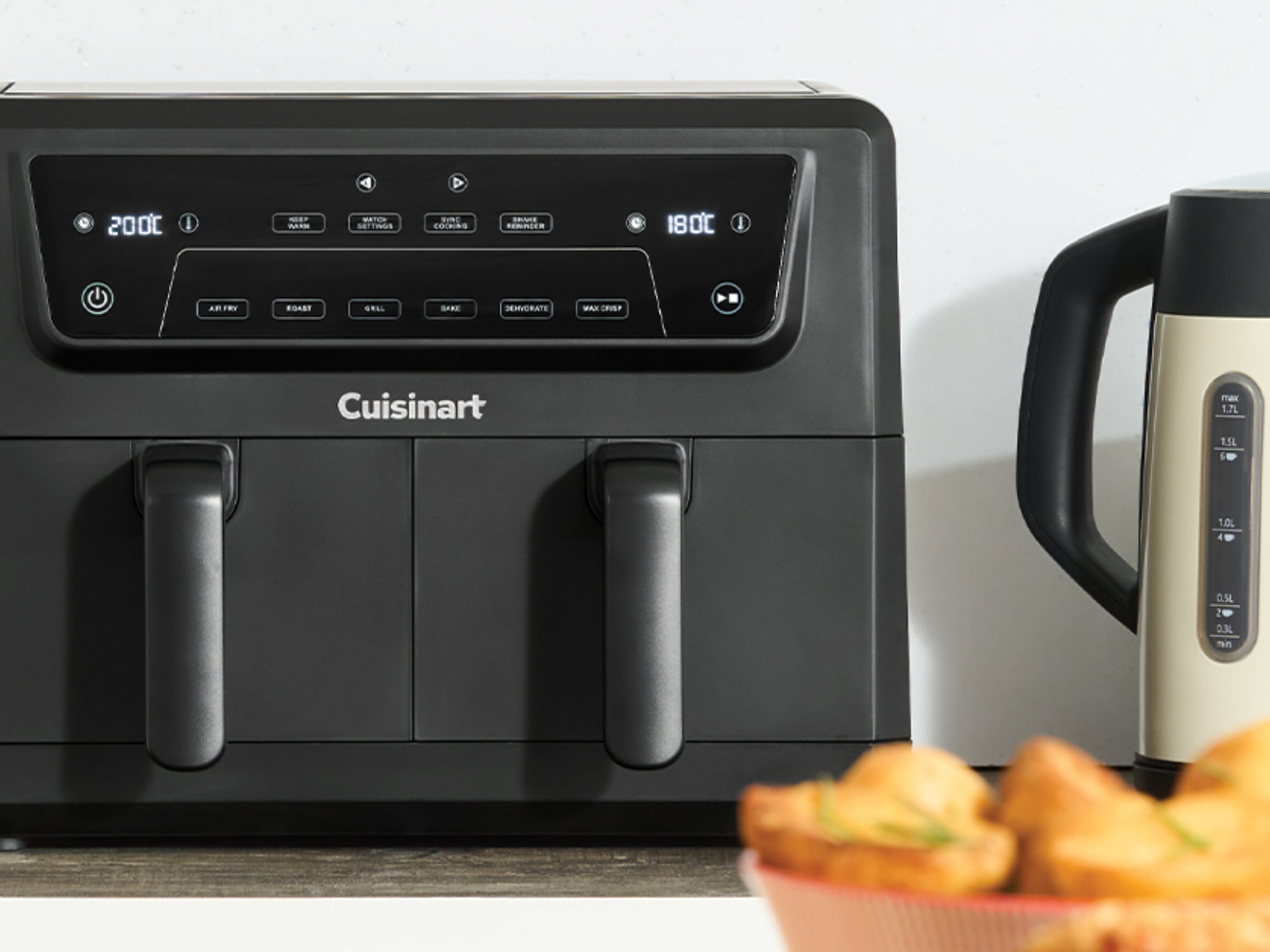 Мультипіч Cuisinart AIR-TWIN AFD10OBLE для приготування сирників в аерогрилі 