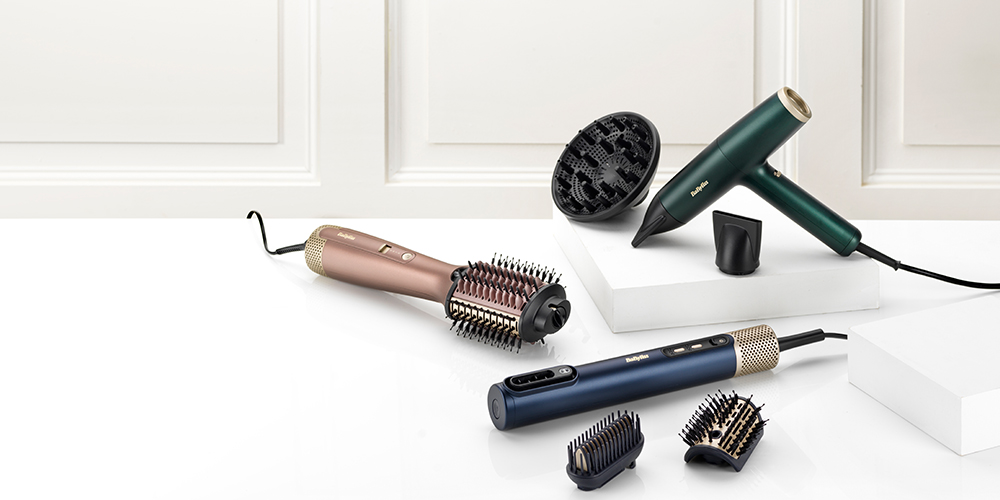 Колекція приладів BaByliss Air Power: фен, фен-щітка та стайлер